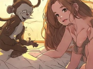 两人共度无被子时光 猴子嬉戏乐趣无穷