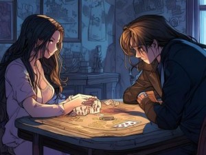 一男一女房间打扑克的背后故事与情感纠葛揭秘