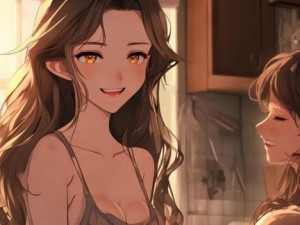 妈妈一边说话一边忙碌的温暖瞬间记录生活的点滴与爱意