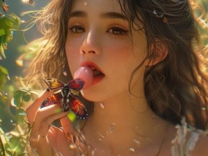 他的舌头探入蜜源毛毛虫的奇妙旅程与自然的秘密