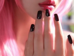 水蜜桃色美甲显黑吗(水蜜桃色美甲怎么调)