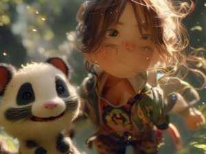 熊猫与小鼹鼠的奇妙冒险：友谊与勇气的故事
