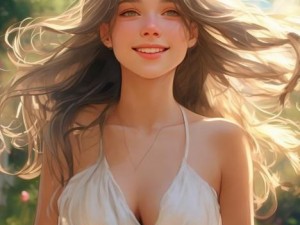 女性自然之美展现无拘束的真实状态