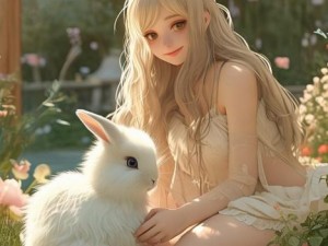 小花园里的小白兔与女生的友谊故事探索温暖与善良的力量