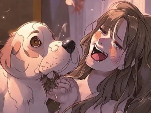 狗狗的东西又大又烫，主人不小心被吓到又忍不住笑出声