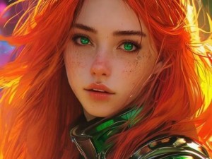 王者女英雄素颜无妆展现真实之美与力量的碰撞