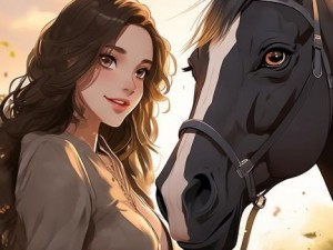 人马交流配对图探索人与马之间的深层连接与沟通方式