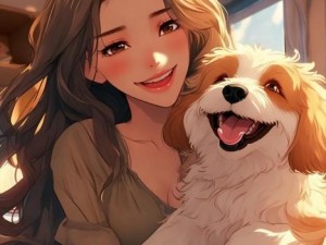 《我家狗狗陪伴拉婆婆共度温馨时光》