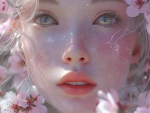 玉女桃花轻蜜粉定妆的秘密与春日花影交织的柔美故事