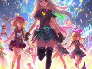 《梦幻少女冒险团携手探索奇幻世界的旅程》