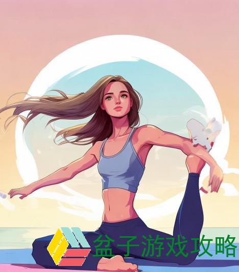 一字马挑战极限优雅姿态展现女生自信与力量的完美结合