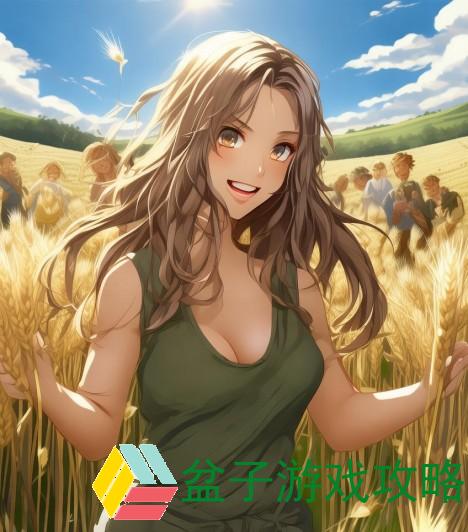 与朋友互换麦子共享丰收的快乐与友谊