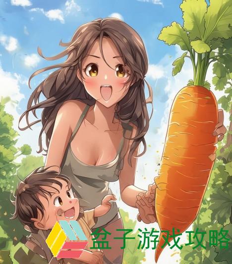 小手拉大手亲子共拔黄萝卜温馨时光乐趣无穷