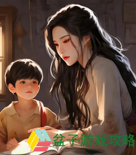 孙尚香站在板凳上辅导刘禅写作业有图有真相九幺-孙尚香在房间教刘禅做作业